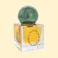 MISKEO Parfums Nature Morte avec Pommes Eau de Parfum-flesje met een gemarmerde saliegroene dop en een gouden geur.